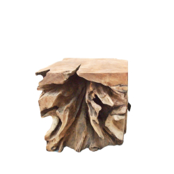 Stolik podręczny kawowy z kawałka korzenia drewno TEAK 40cm